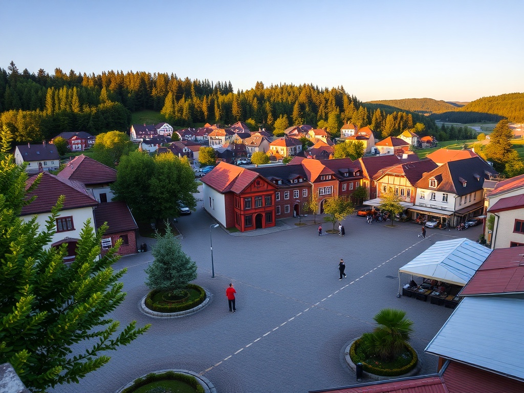 Malowniczy krajobraz Parku Mużakowskiego w Łęknicy podczas majówki.